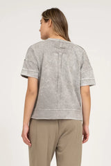 Washed Split Neck Tees - 2 Colors!
