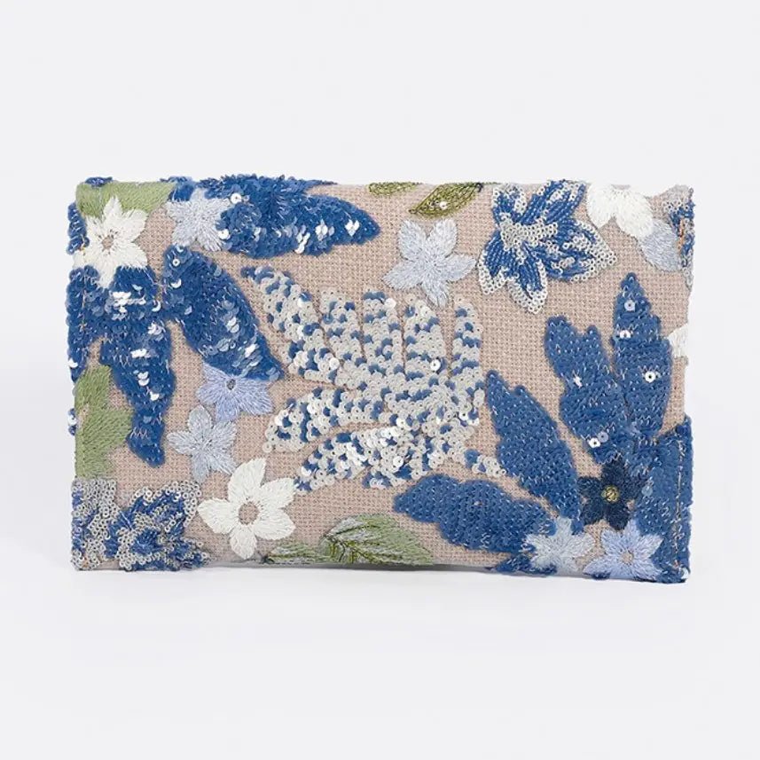 Elegant Floral Clutch - The Nines