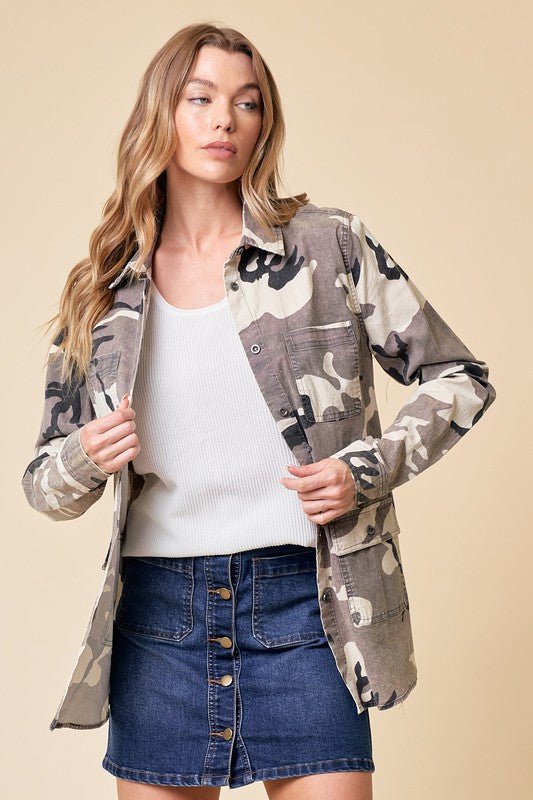 Camo Smoke Jacket - The Nines