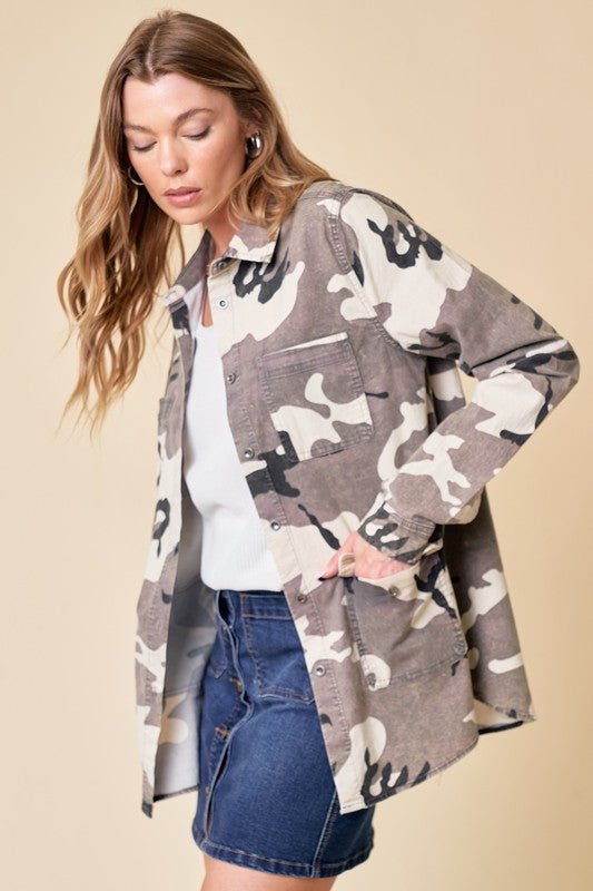 Camo Smoke Jacket - The Nines