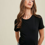 Ribbed Basic Tee - 3 colors! - The Nines