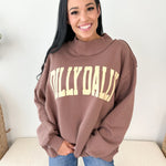 Dilly Dally Mock Neck Sweatshirt - The Nines