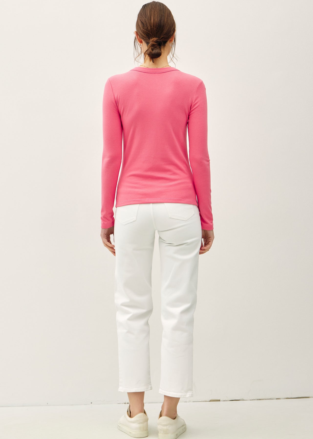 Soft Layering Basic Long Sleeve Tops - 2 Colors! - The Nines