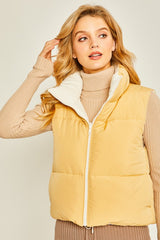 Reversible Cropped Puffer Vests - 6 Colors!