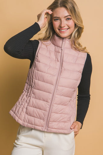 Lightweight Padded Puffer Vests - 5 Colors!