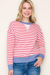 Feeling New Striped Pullovers - 2 Colors!