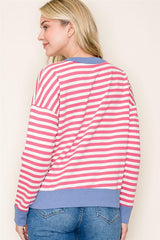 Feeling New Striped Pullovers - 2 Colors!