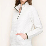 Ava Quilted Lightweight Pullover - 2 colors! - The Nines