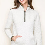 Ava Quilted Lightweight Pullover - 2 colors! - The Nines