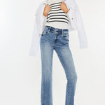 Kan Can dark Wash Slim Straight Jeans - The Nines