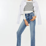 Kan Can dark Wash Slim Straight Jeans - The Nines