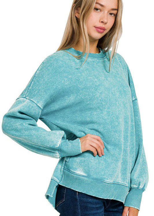 Mineral Wash Pocket Sweatshirts - 3 Colors! - The Nines