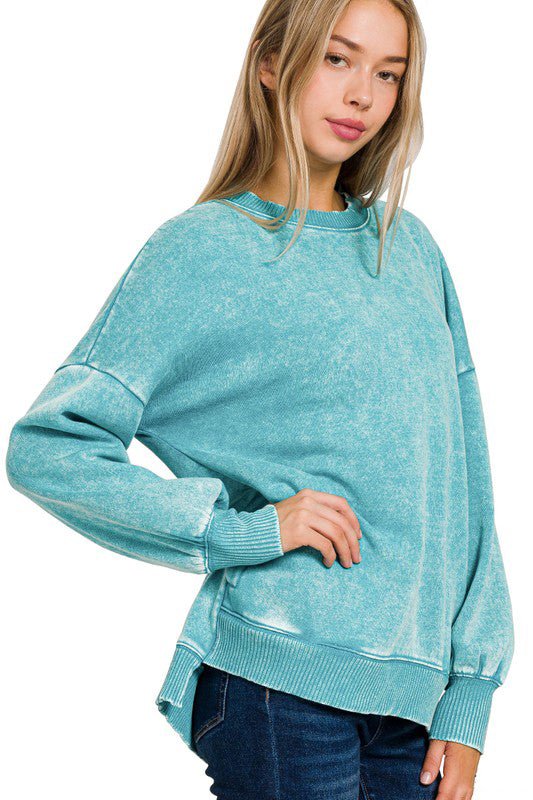 Mineral Wash Pocket Sweatshirts - 3 Colors! - The Nines