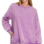 Mineral Wash Pocket Sweatshirts - 3 Colors! - The Nines