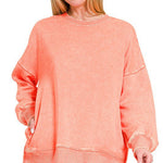 Mineral Wash Pocket Sweatshirts - 3 Colors! - The Nines