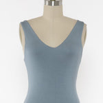 Basic Fitted Vneck Tank Tops - 4 Colors! - The Nines