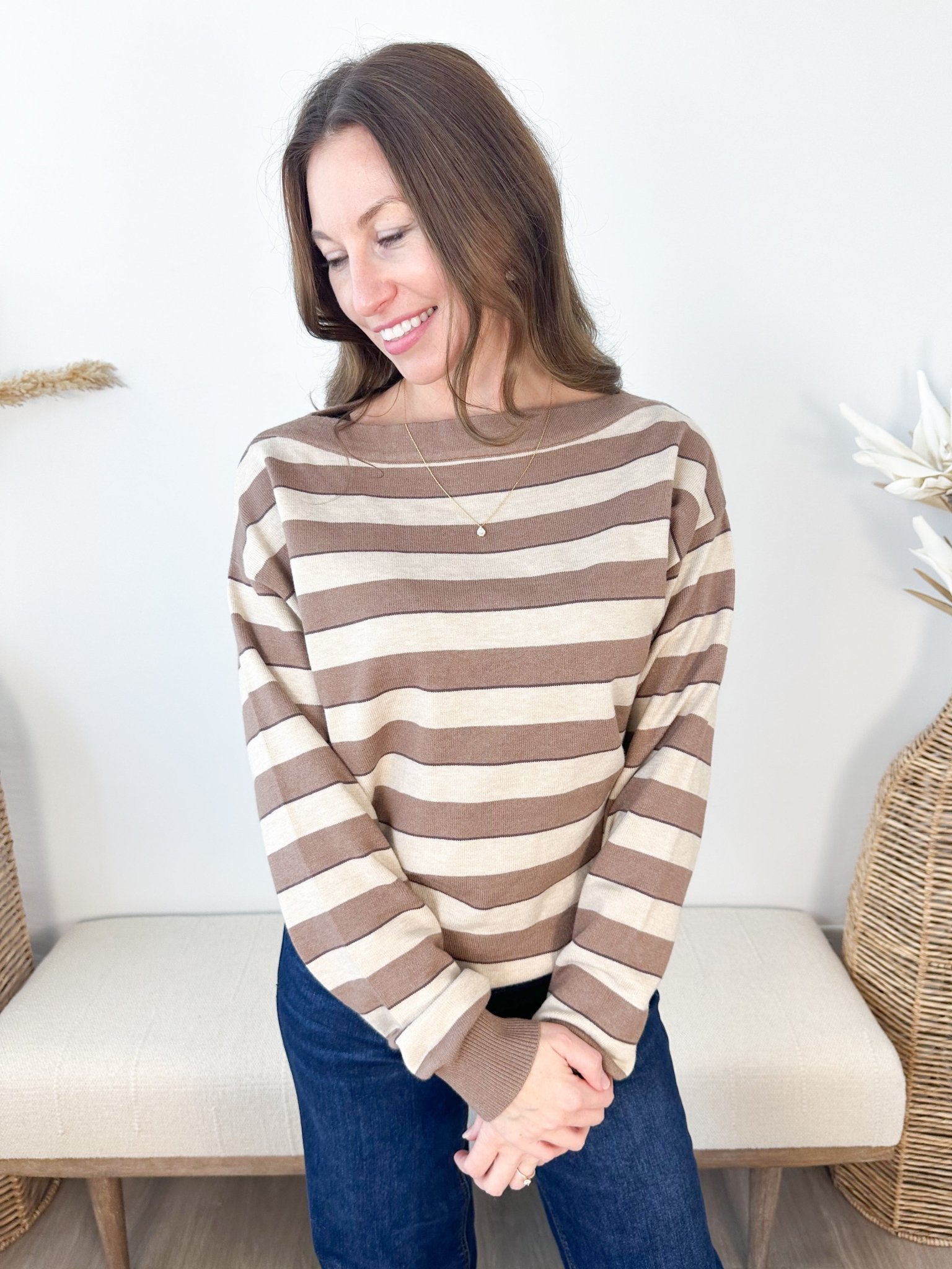 Bold Striped Sweater - 2 colors! - The Nines