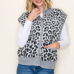Leopard Sweater Vest - 2 Colors! - The Nines