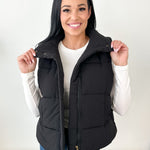 High Neck Puffer Vest - 3 colors! - The Nines