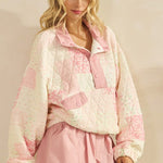 Textured Quilted Print Pullover - 2 colors! - The Nines
