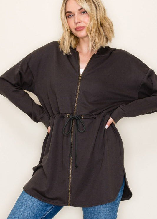 French Terry Duster Hoodie Jacket - The Nines