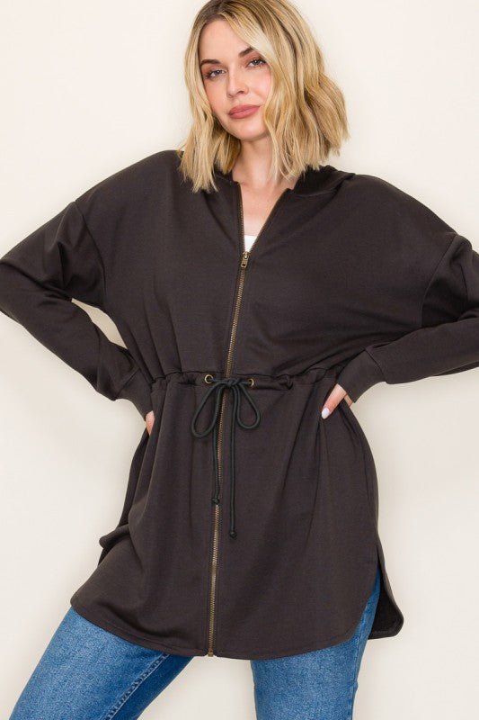 French Terry Duster Hoodie Jacket - The Nines