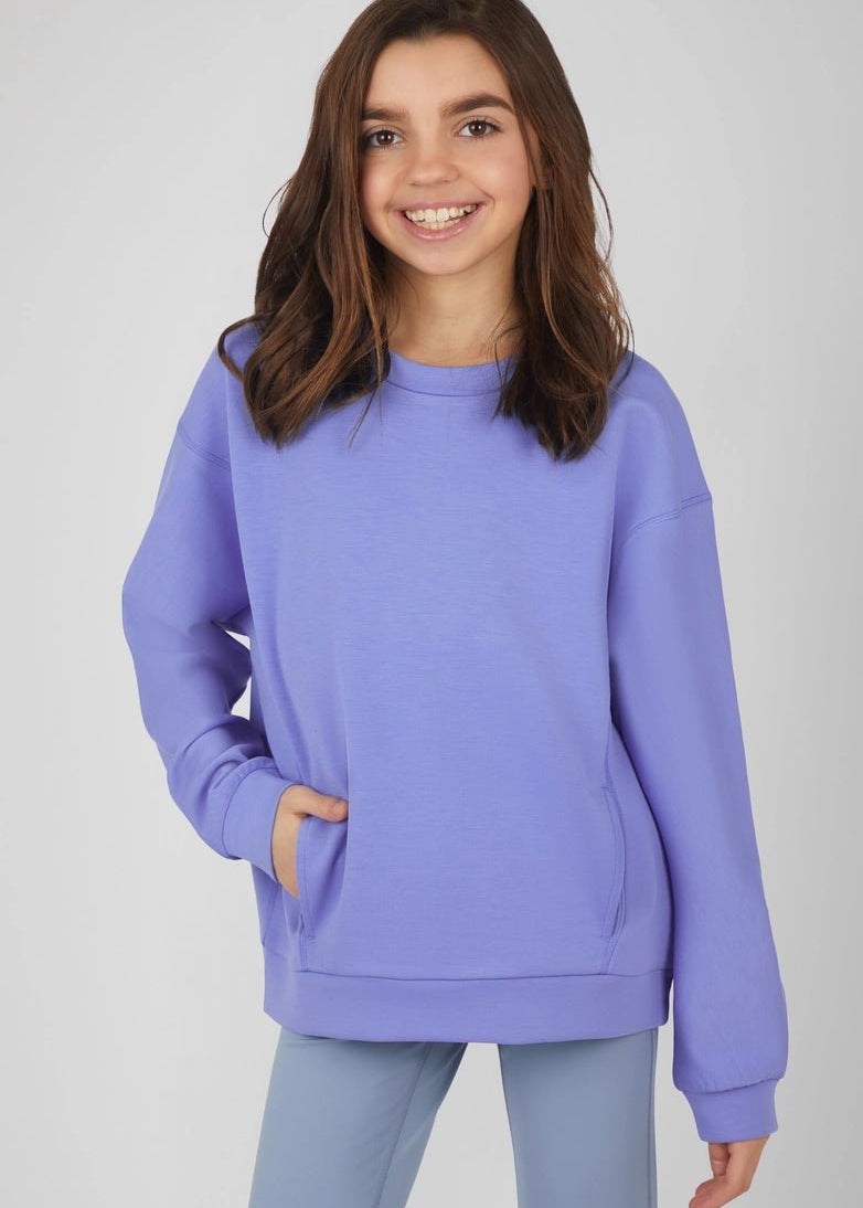 Girls Scuba Pocket Sweatshirts - 4 Colors! - The Nines