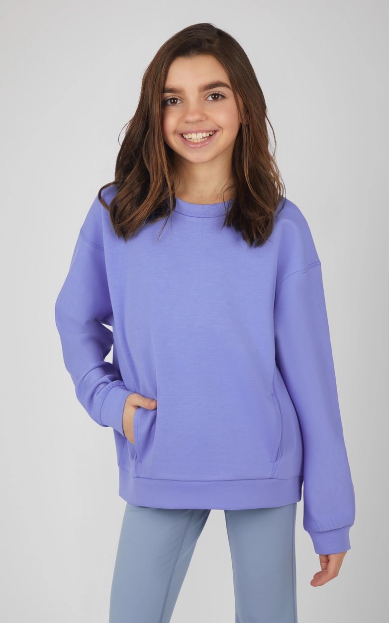 Girls Scuba Pocket Sweatshirts - 4 Colors! - The Nines