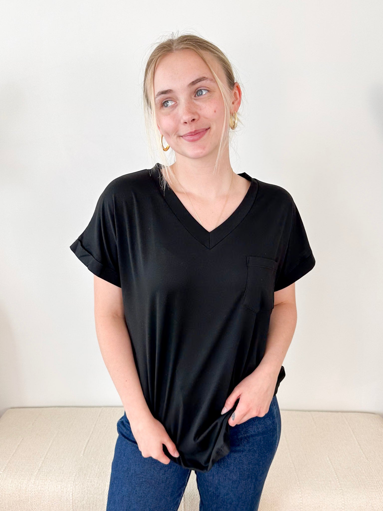 Buttery Soft Pocket Tees - 3 colors!