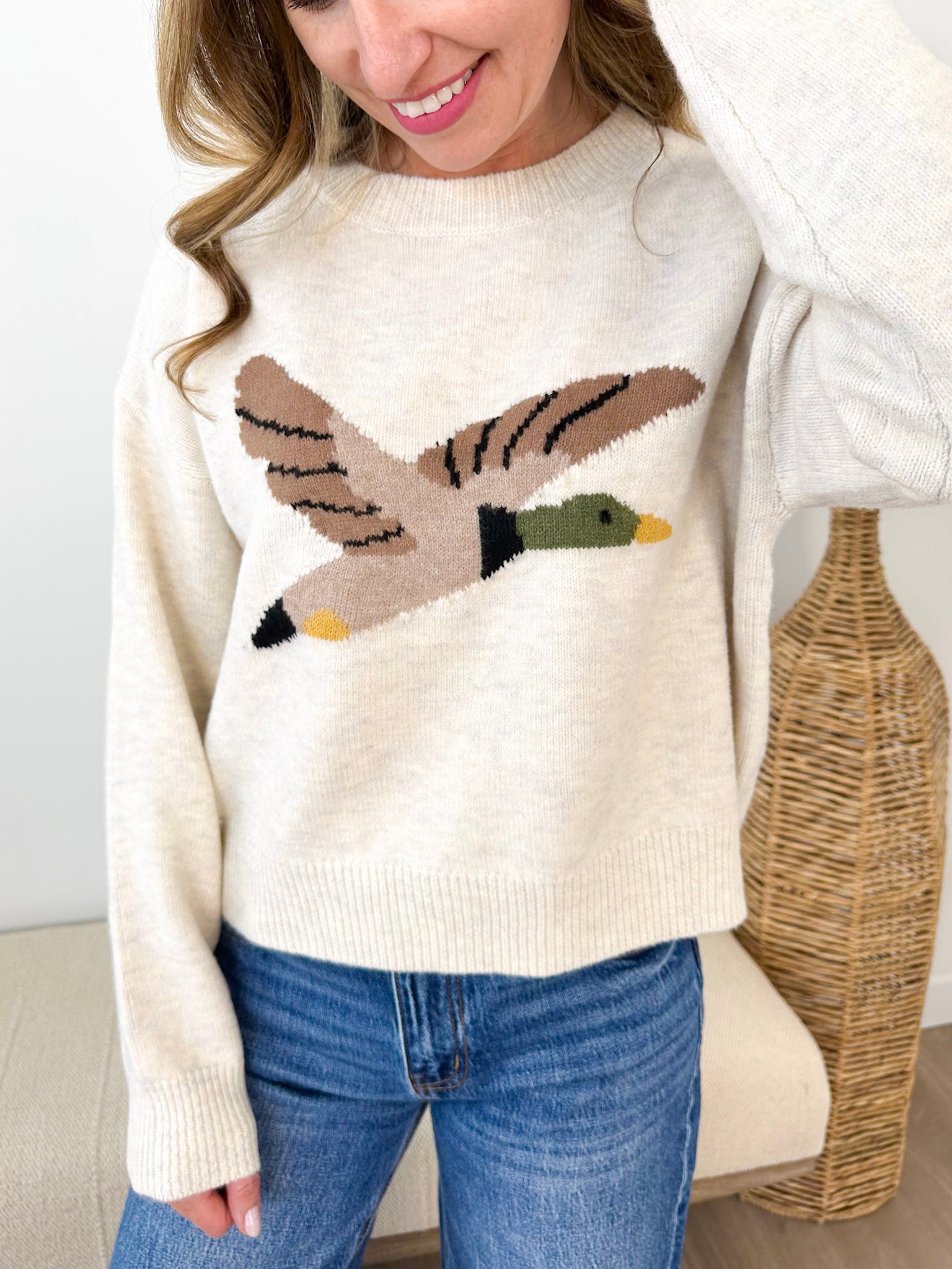 Flying Mallard Sweater - The Nines