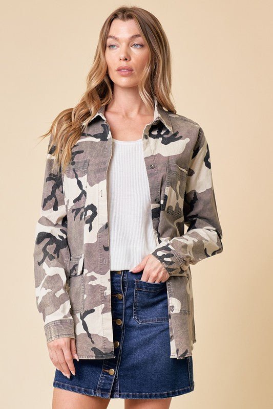 Camo Smoke Jacket - The Nines