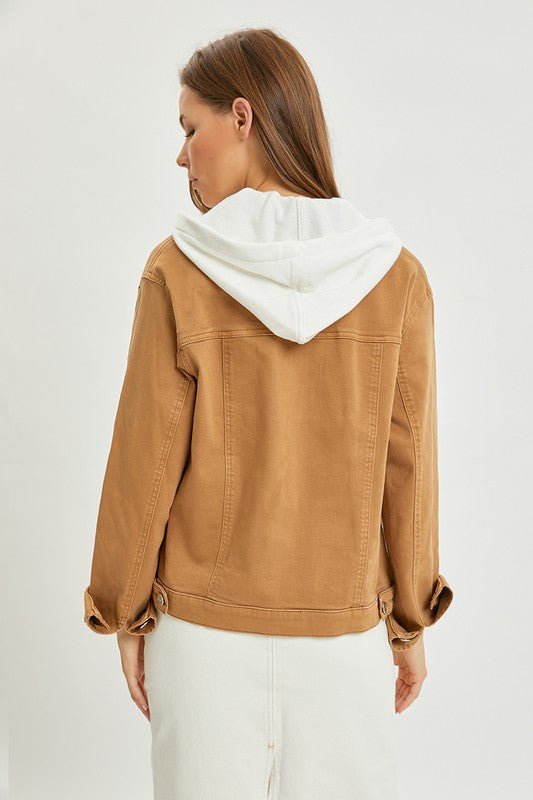 Risen Mocha Hooded Jacket - The Nines