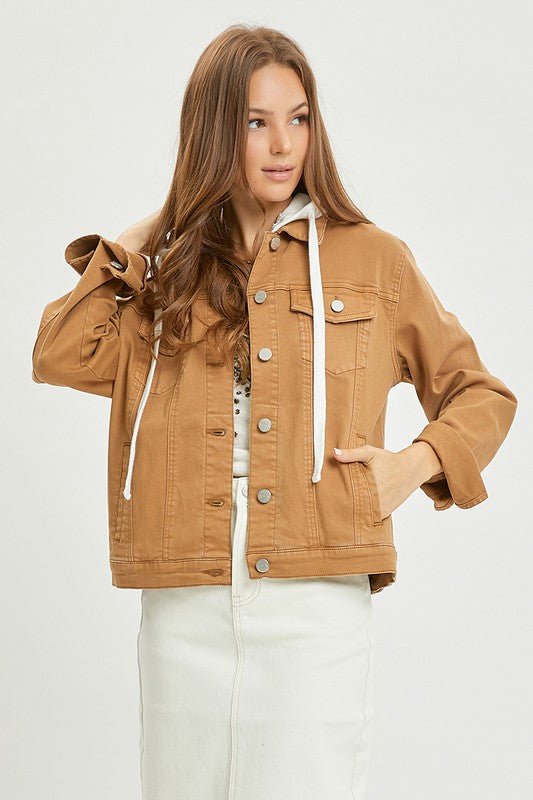 Risen Mocha Hooded Jacket - The Nines