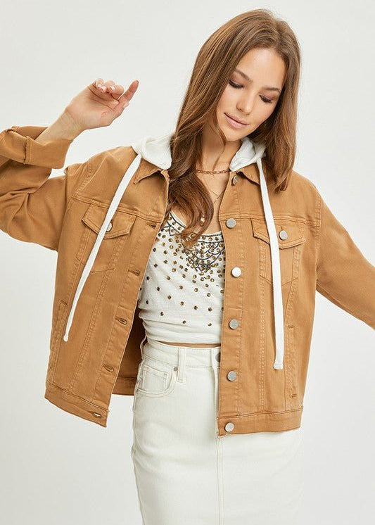 Risen Mocha Hooded Jacket - The Nines