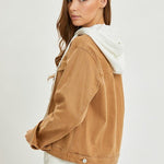 Risen Mocha Hooded Jacket - The Nines