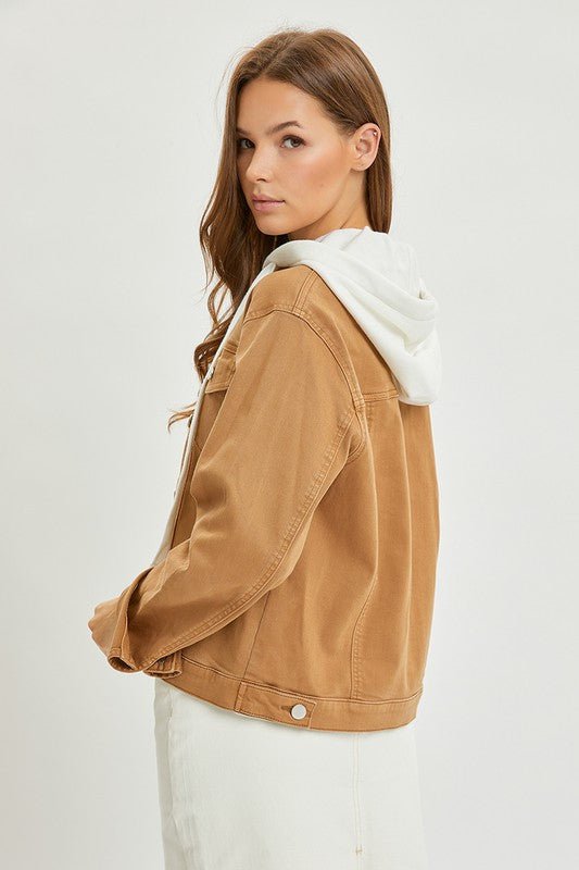 Risen Mocha Hooded Jacket - The Nines
