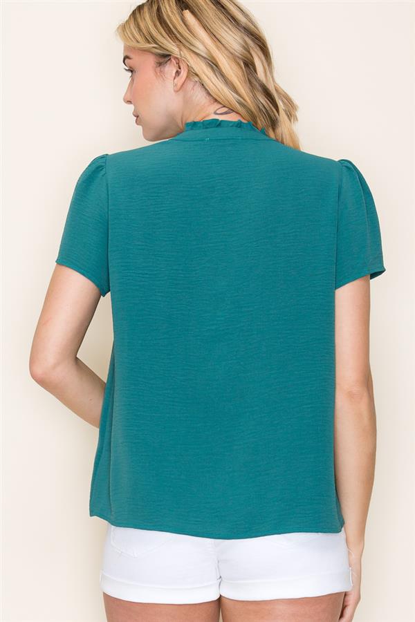 Button Front Blouse - 3 colors! - The Nines