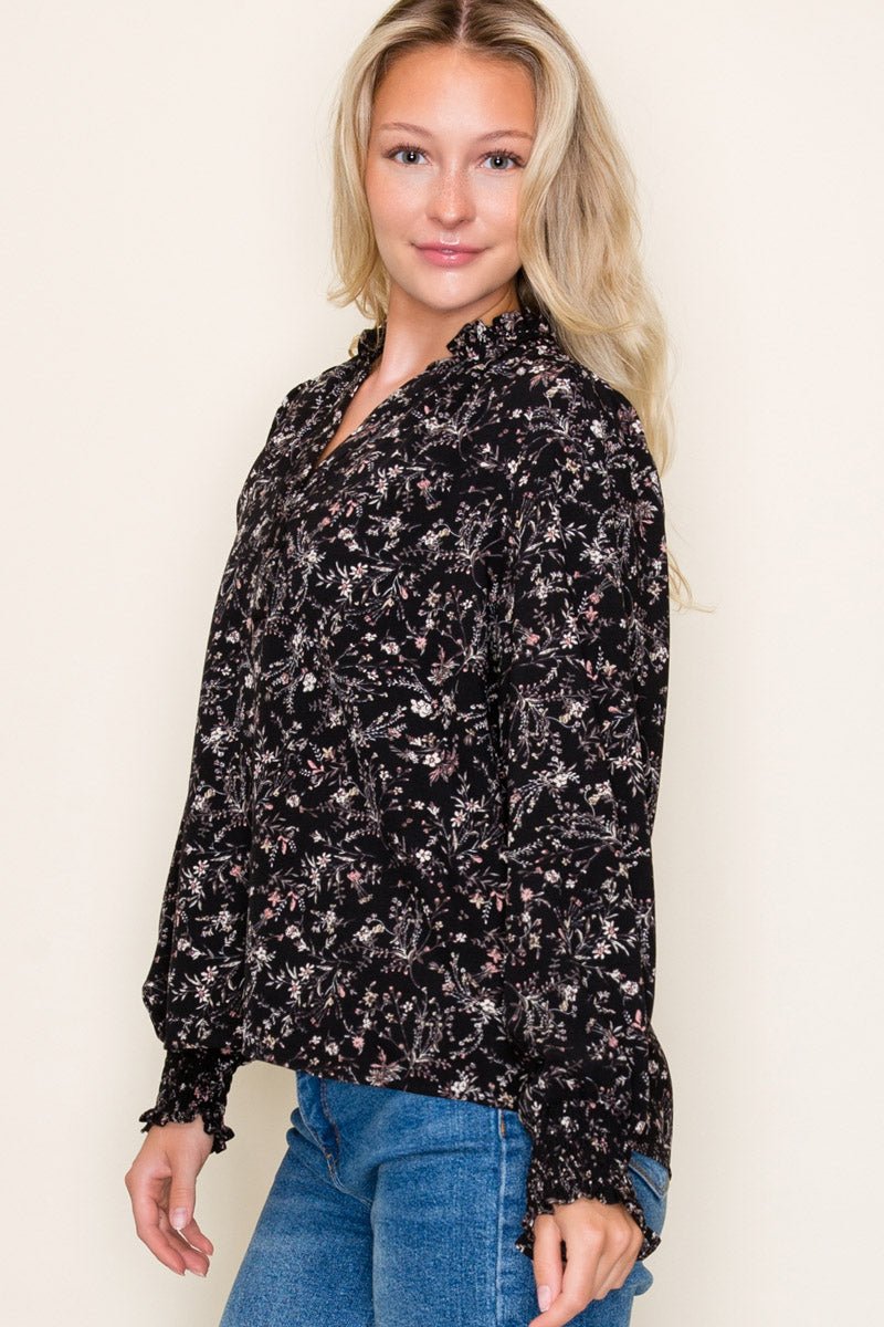 Treasured Moments Floral Tops - 2 Colors! - The Nines