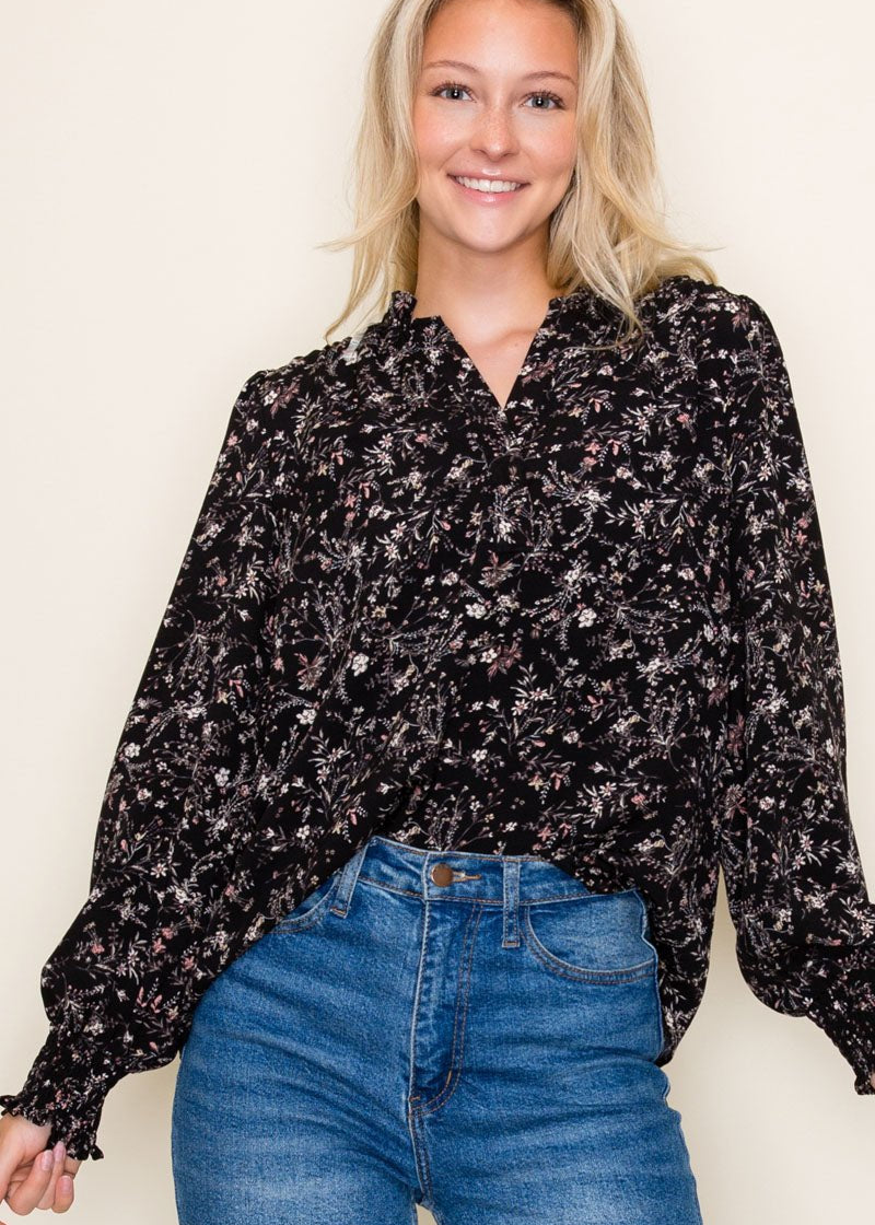 Treasured Moments Floral Tops - 2 Colors! - The Nines