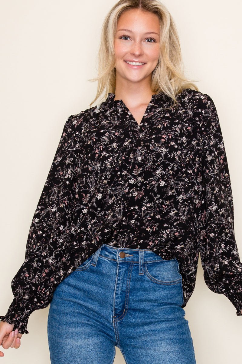 Treasured Moments Floral Tops - 2 Colors! - The Nines