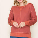 Ribbed Contrast Top - 3 colors! - The Nines