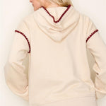 Stitched Sweatshirt Hoodie - The Nines