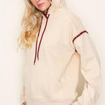 Stitched Sweatshirt Hoodie - The Nines