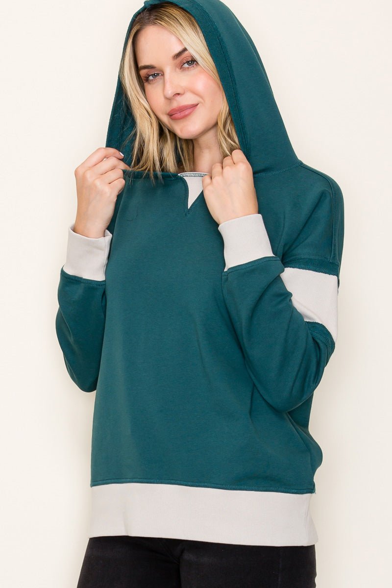 Hadley Hunter Green Hooded Sweatshirt - The Nines