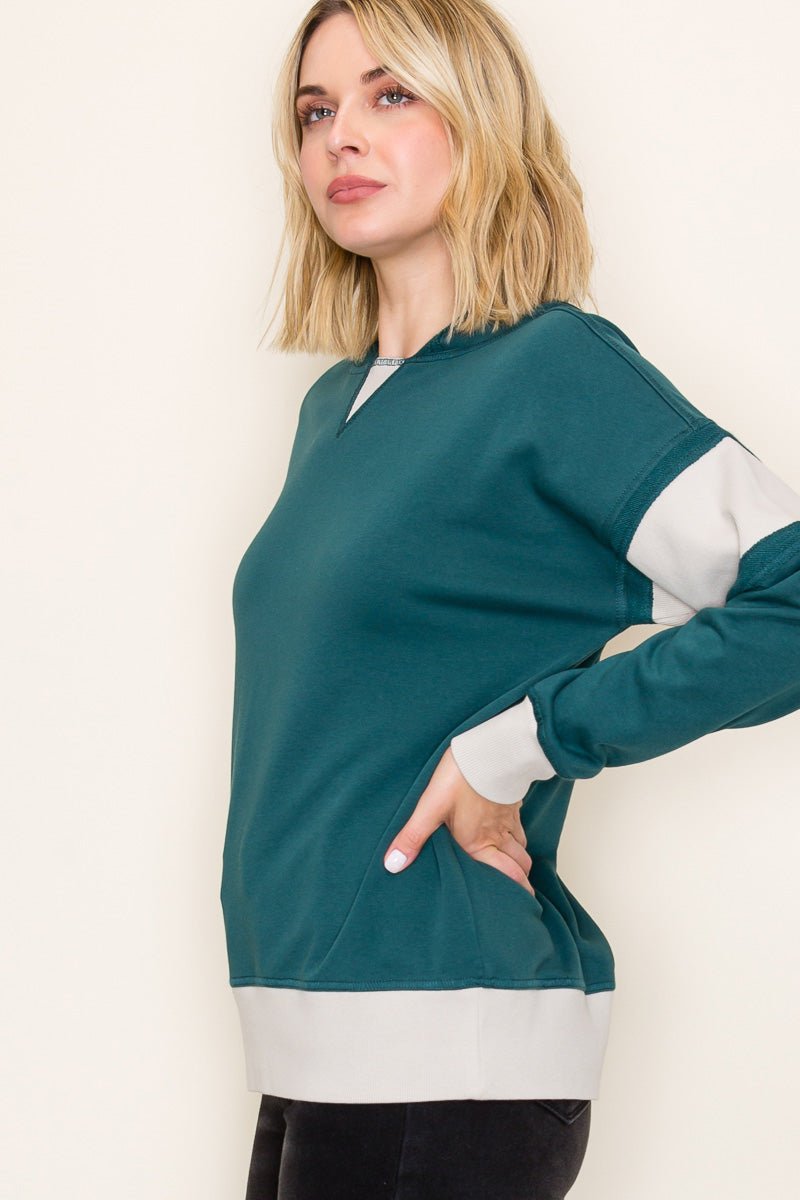 Hadley Hunter Green Hooded Sweatshirt - The Nines