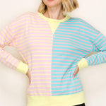 Marley Colorful Striped Sweatshirts - 2 Colors! - The Nines