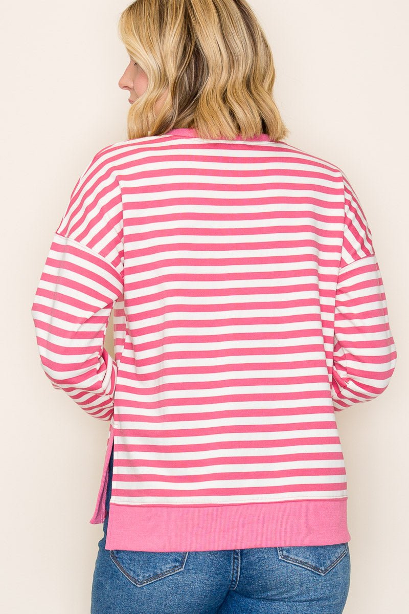 Striped Pullover - 2 colors! - The Nines