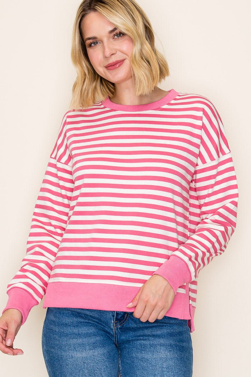 Striped Pullover - 2 colors! - The Nines