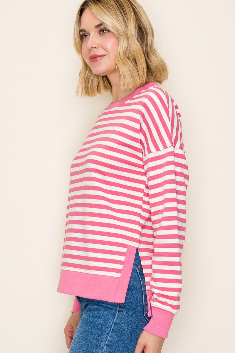Striped Pullover - 2 colors! - The Nines
