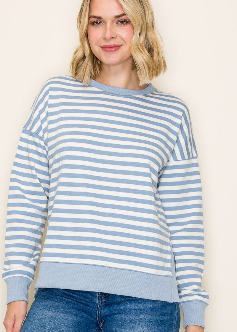 Striped Pullover - 2 colors! - The Nines